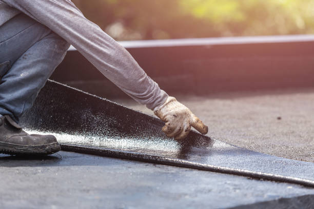Professional Waterproofing technician working in Millersville, PA